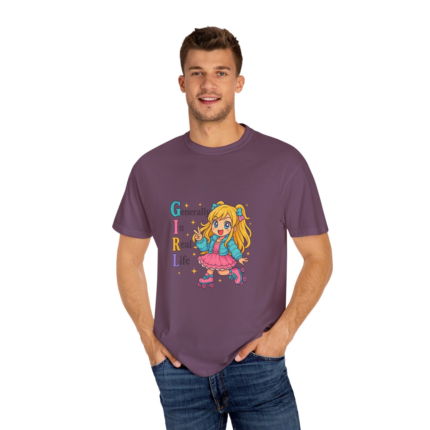 Extra Cutesy GIRL Acrostic T-Shirt (Comfort Colors)