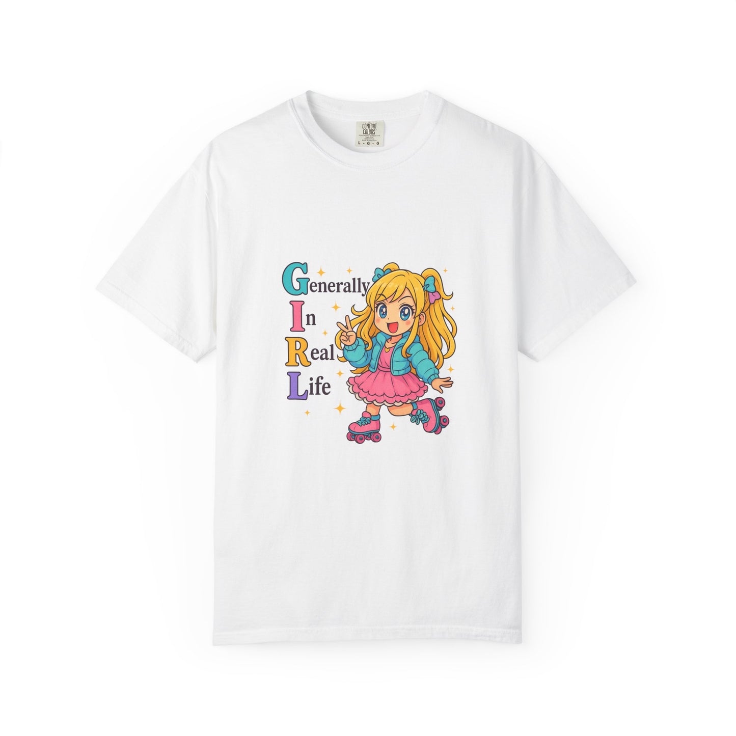 Extra Cutesy GIRL Acrostic T-Shirt (Comfort Colors)